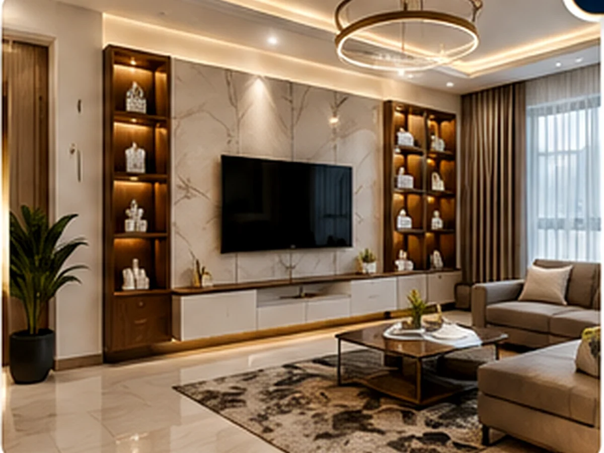 Concept interior after coordinated finishes