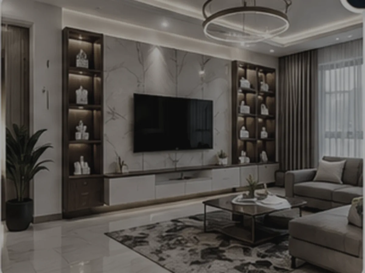 Concept interior before finish enhancement